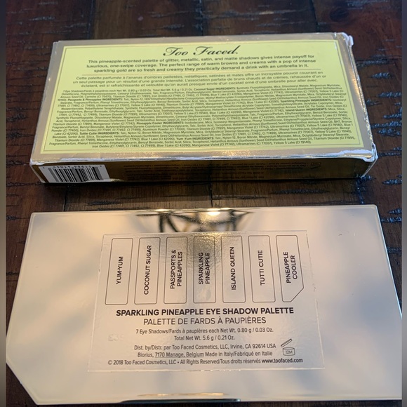 Too Faced Tutti Frutti Sparkling Pineapple Eyeshadow Palette - Picture 10 of 13